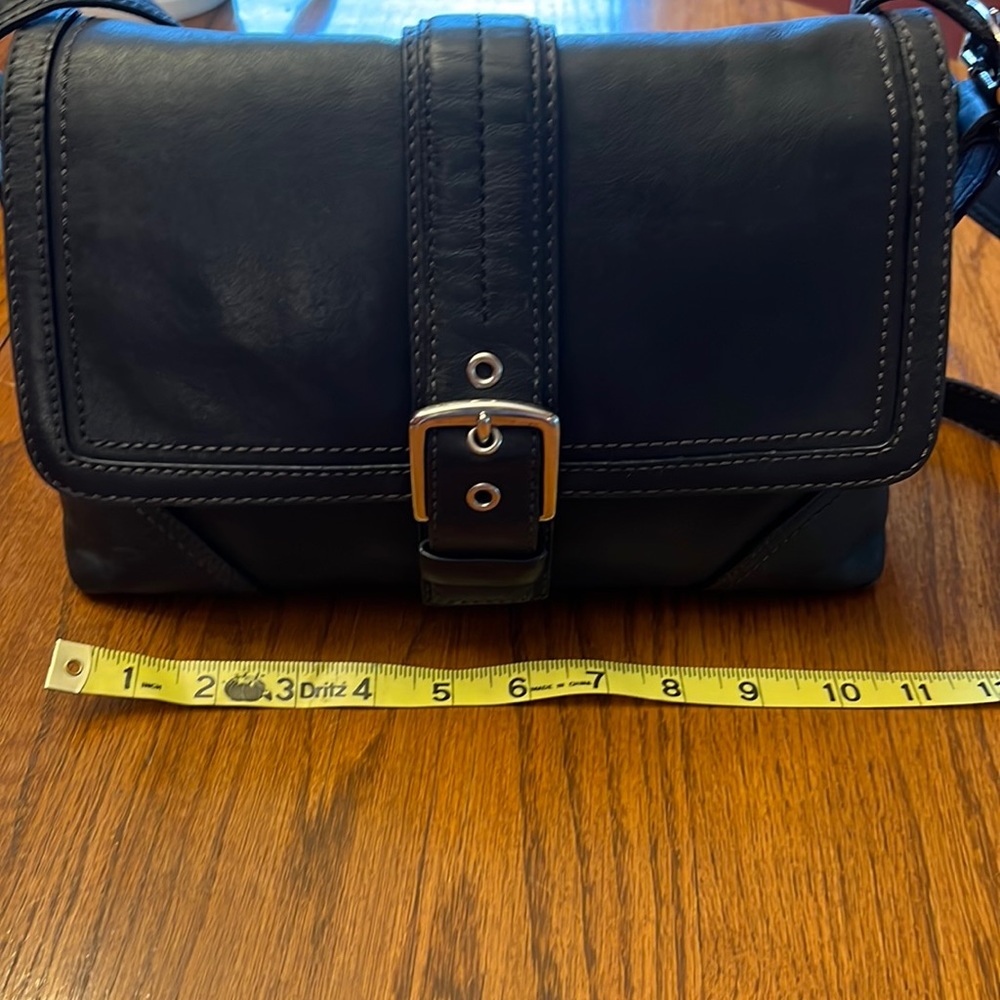 Coach Hampton Black Leather Bag - Picture 6 of 8